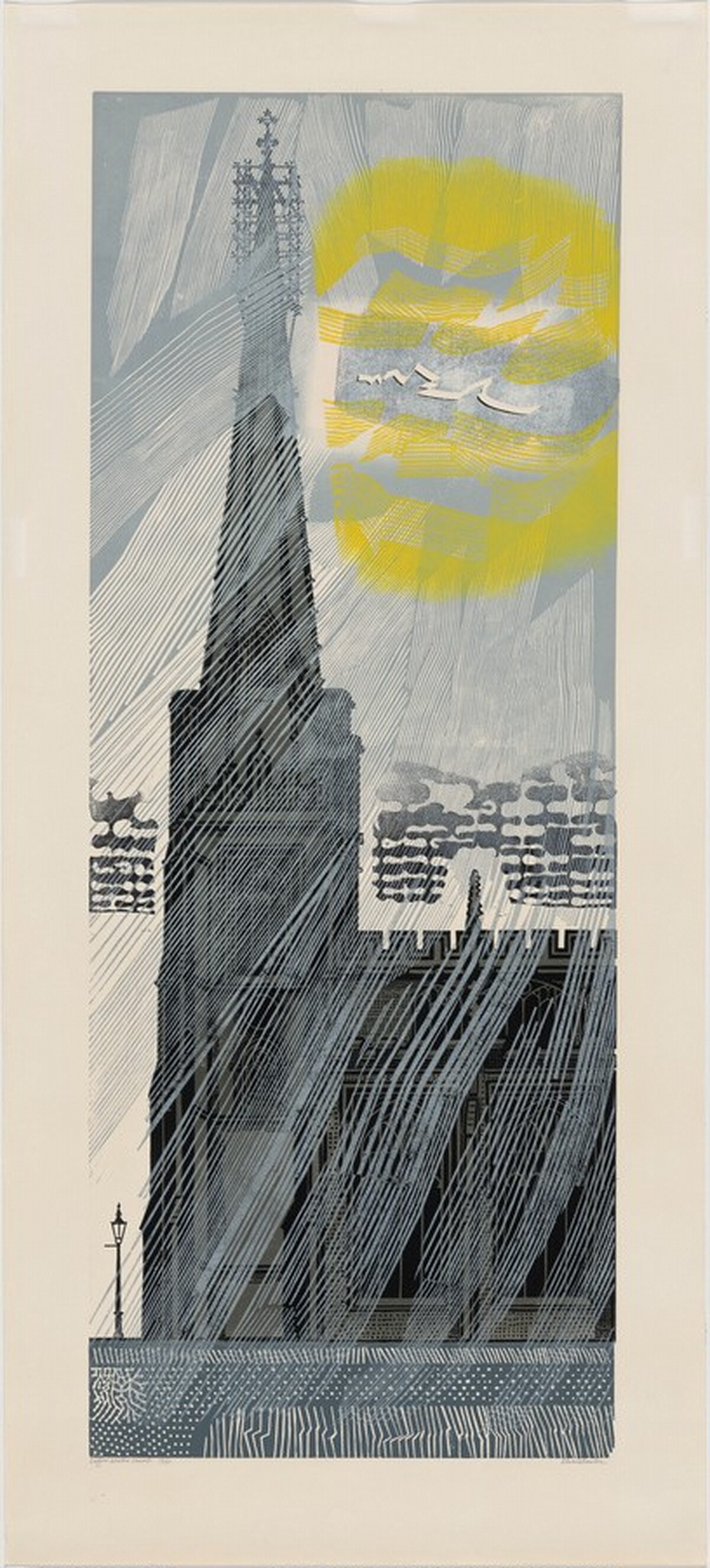 Saffron Walden Church by Edward Bawden