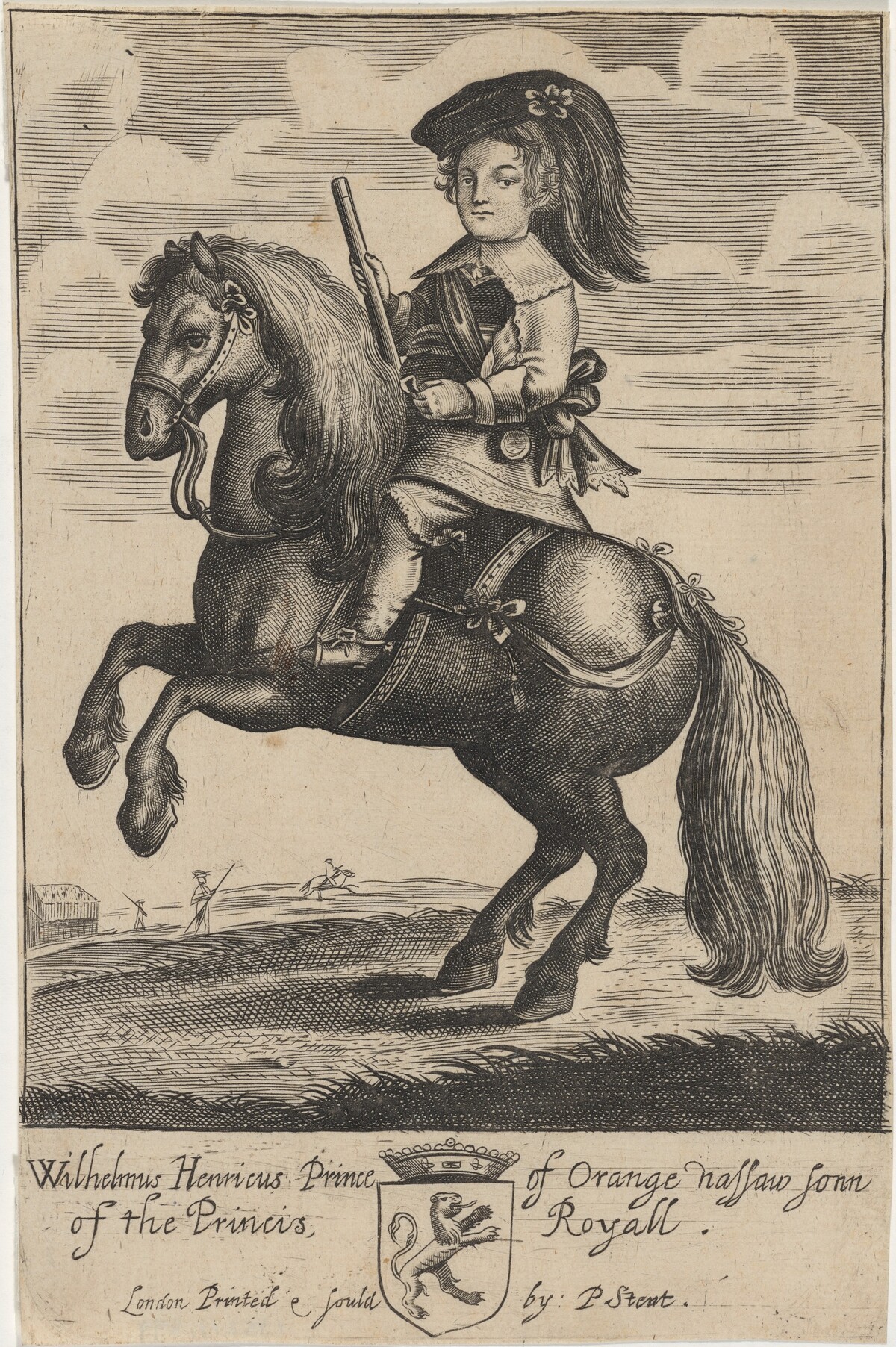 William III as Prince of Orange on Horseback by Unknown Artist