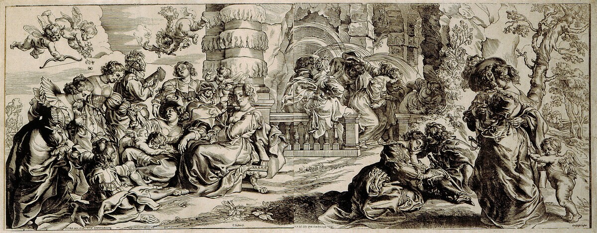 The Garden of Love by Christoffel Jegher after Sir Peter Paul Rubens