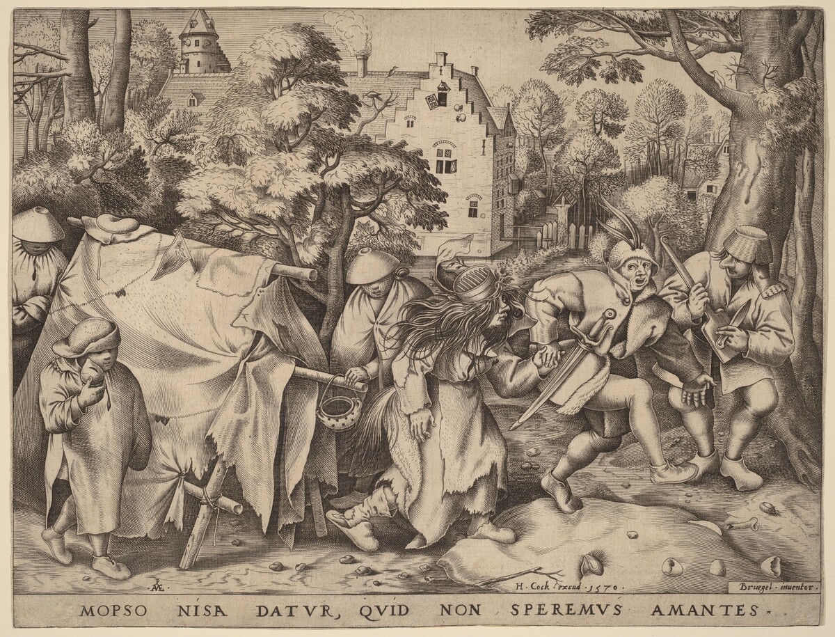 The Wedding of Mopsus and Nisa by Pieter van der Heyden after Pieter Bruegel the Elder
