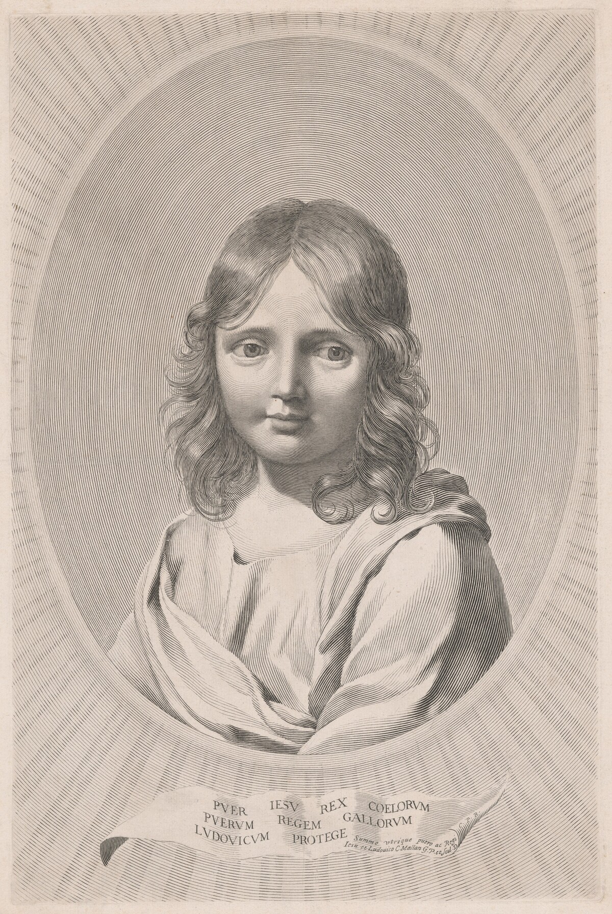 The Child Jesus by Claude Mellan