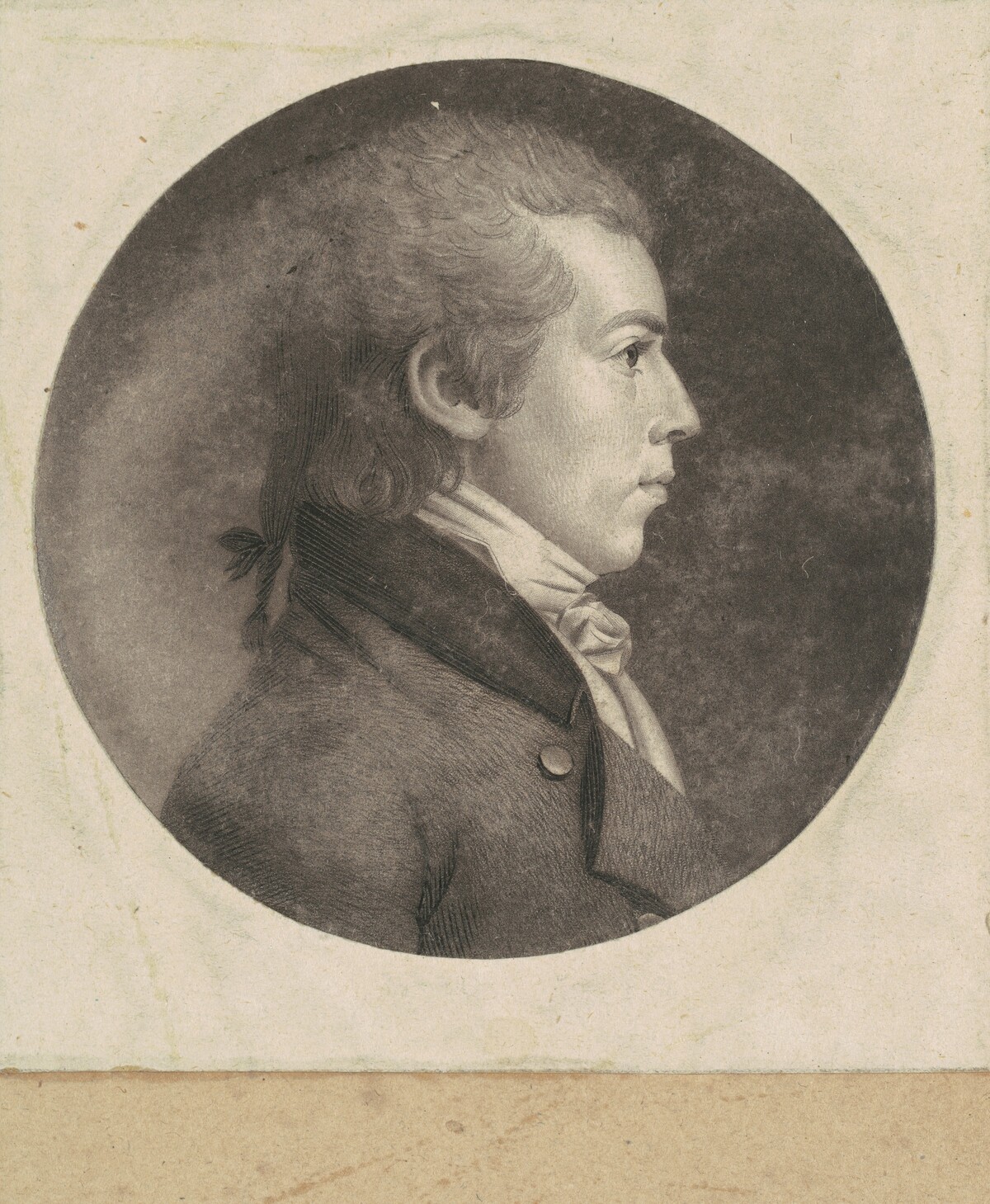 Unidentified Man by Charles B. J. Févret de Saint-Mémin