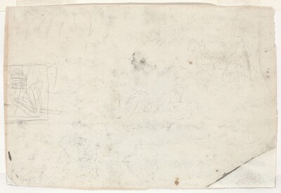 Figure on Horseback and Other Studies [verso]