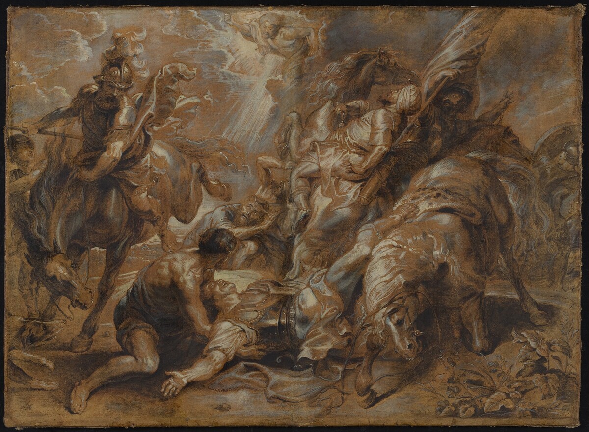 The Conversion of Saint Paul by Abraham van Diepenbeeck after Peter Paul Rubens