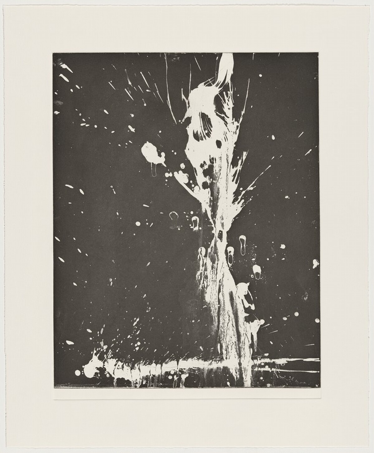 Untitled (B) [working proof 1] by Pat Steir