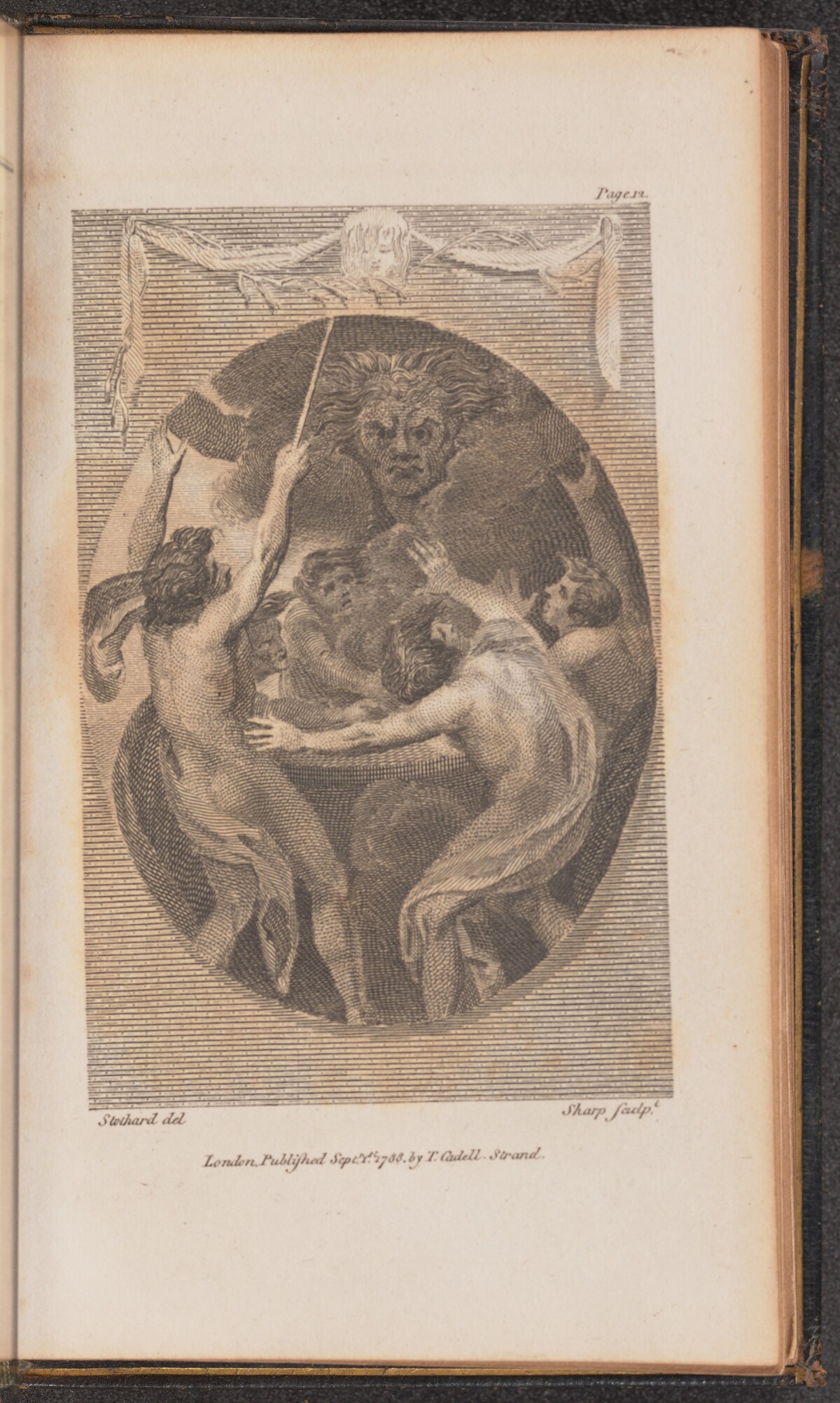 Canto I by William Sharp after Thomas Stothard