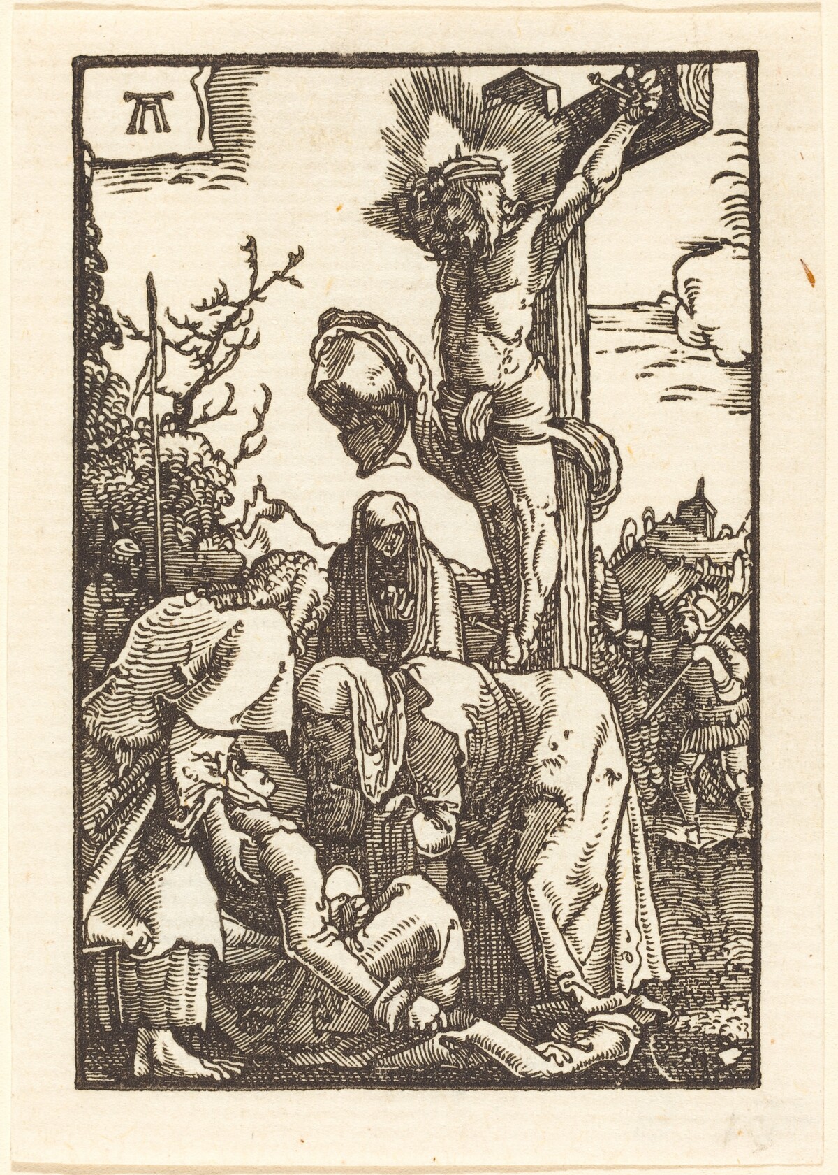 Christ on the Cross by Albrecht Altdorfer