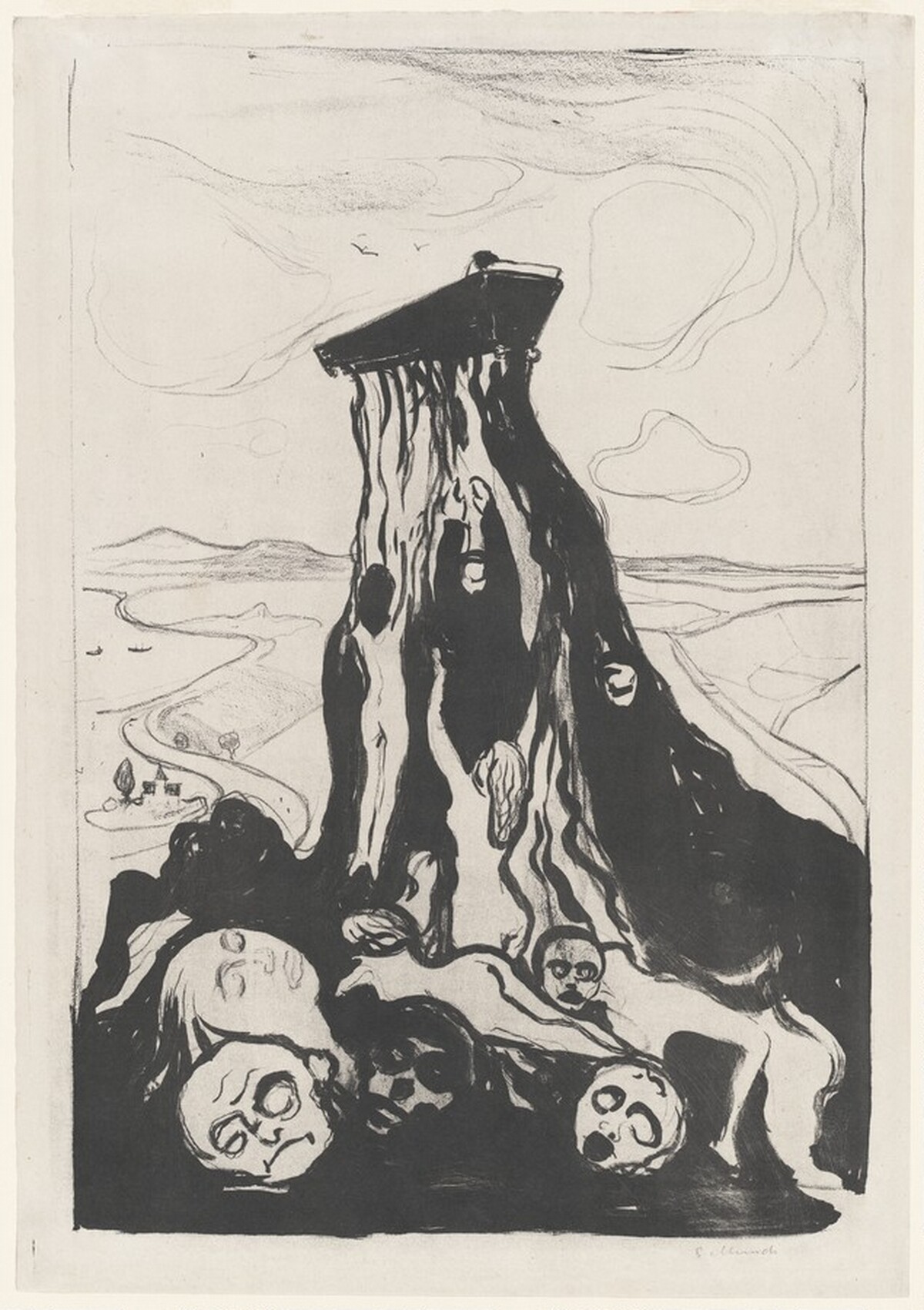Funeral March by Edvard Munch