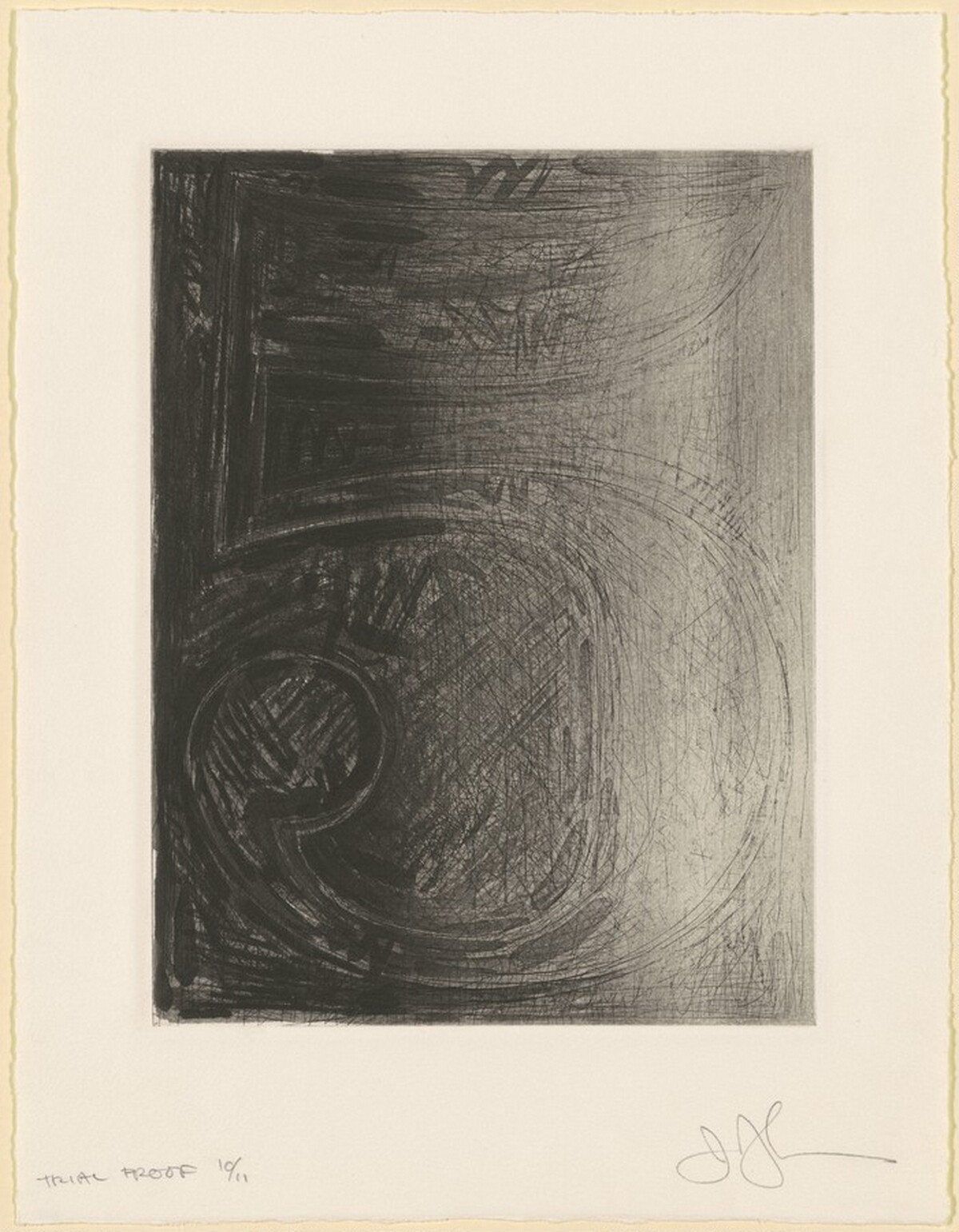 Figure 5 [trial proof 10] by Jasper Johns