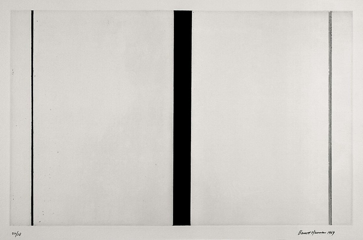 Untitled Etching #1 by Barnett Newman