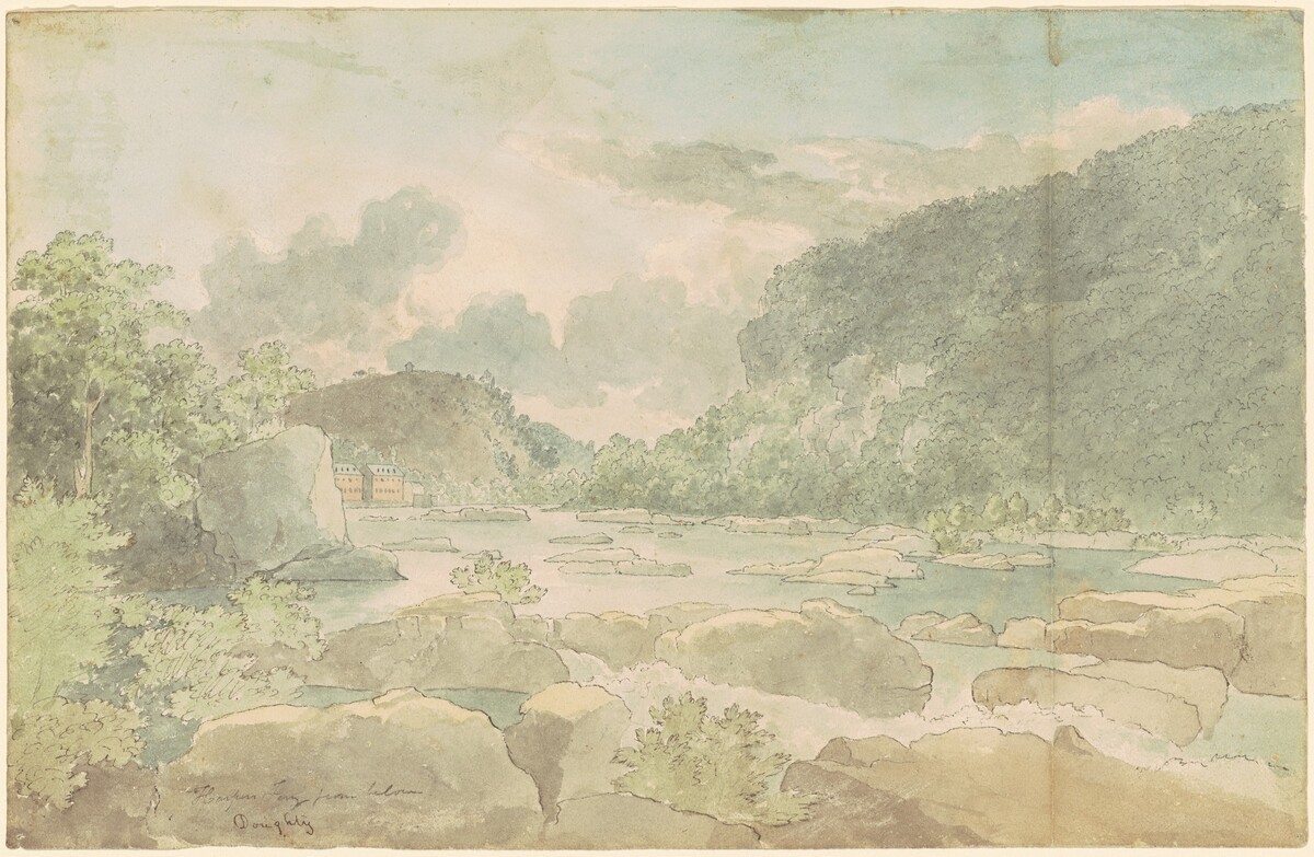 Harpers Ferry from Below by Thomas Doughty