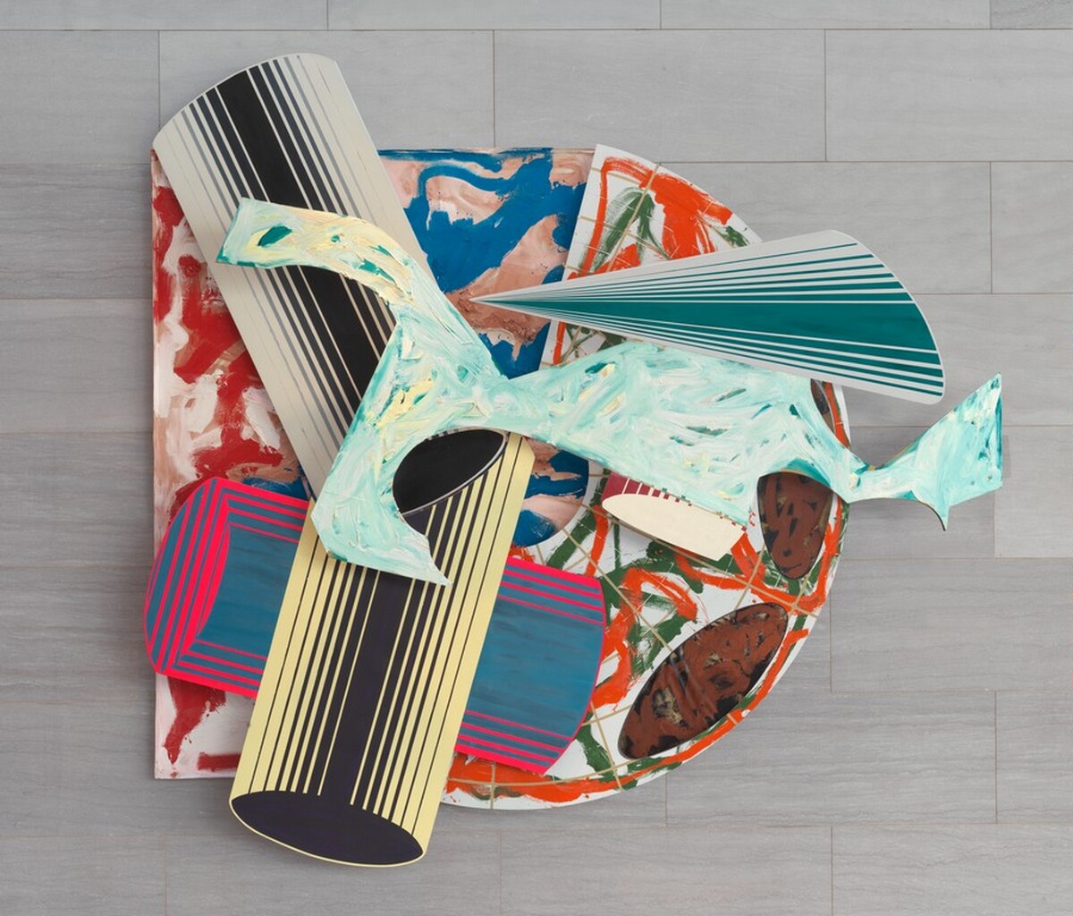 La scienza della fiacca (4x) by Frank Stella