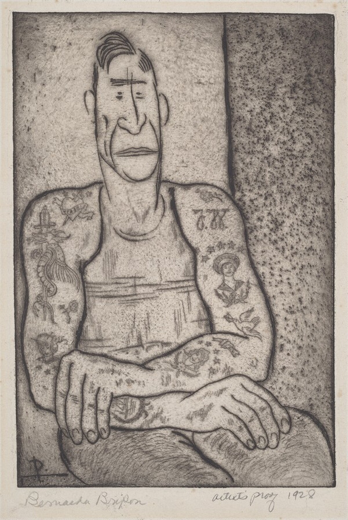 Seaman Jim Waters (aka) The Tattooed Poet by Bernarda Bryson