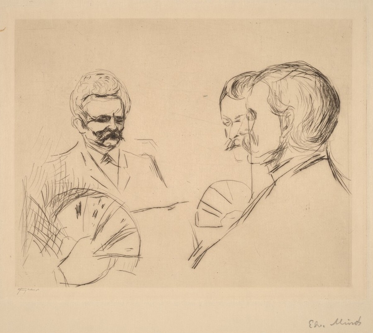 The Cardplayers by Edvard Munch