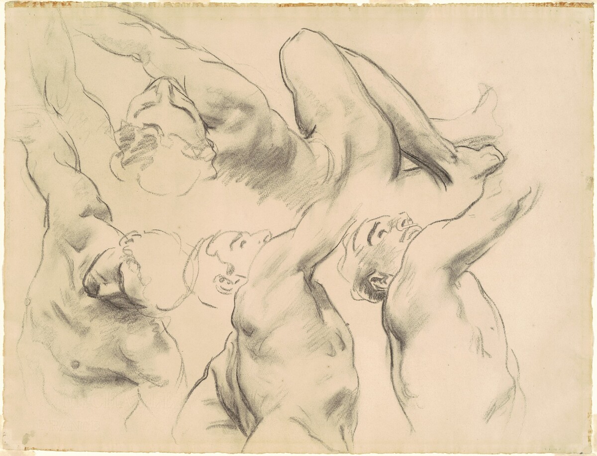 Studies for "Heaven" and "Hell" by John Singer Sargent