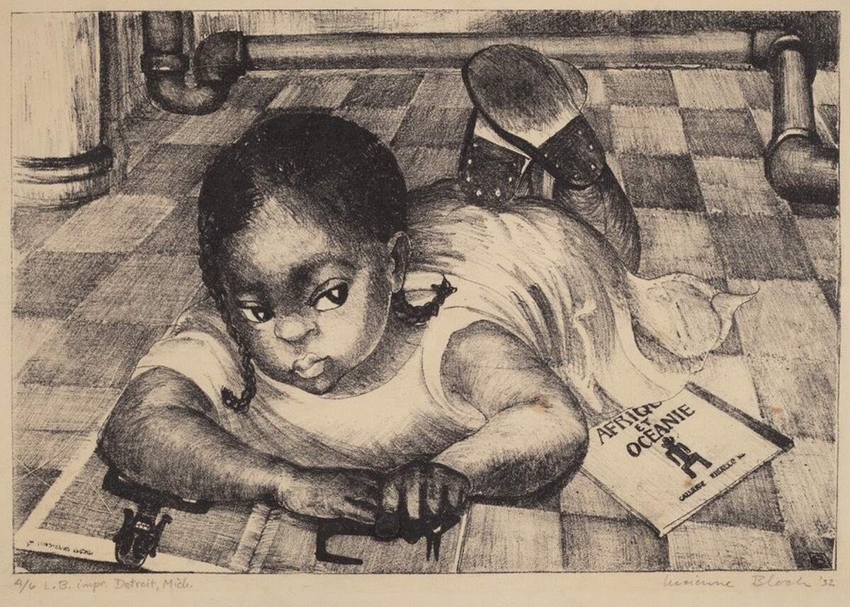 Untitled (Portrait of Frida Kahlo's Maid's Baby) by Lucienne Bloch
