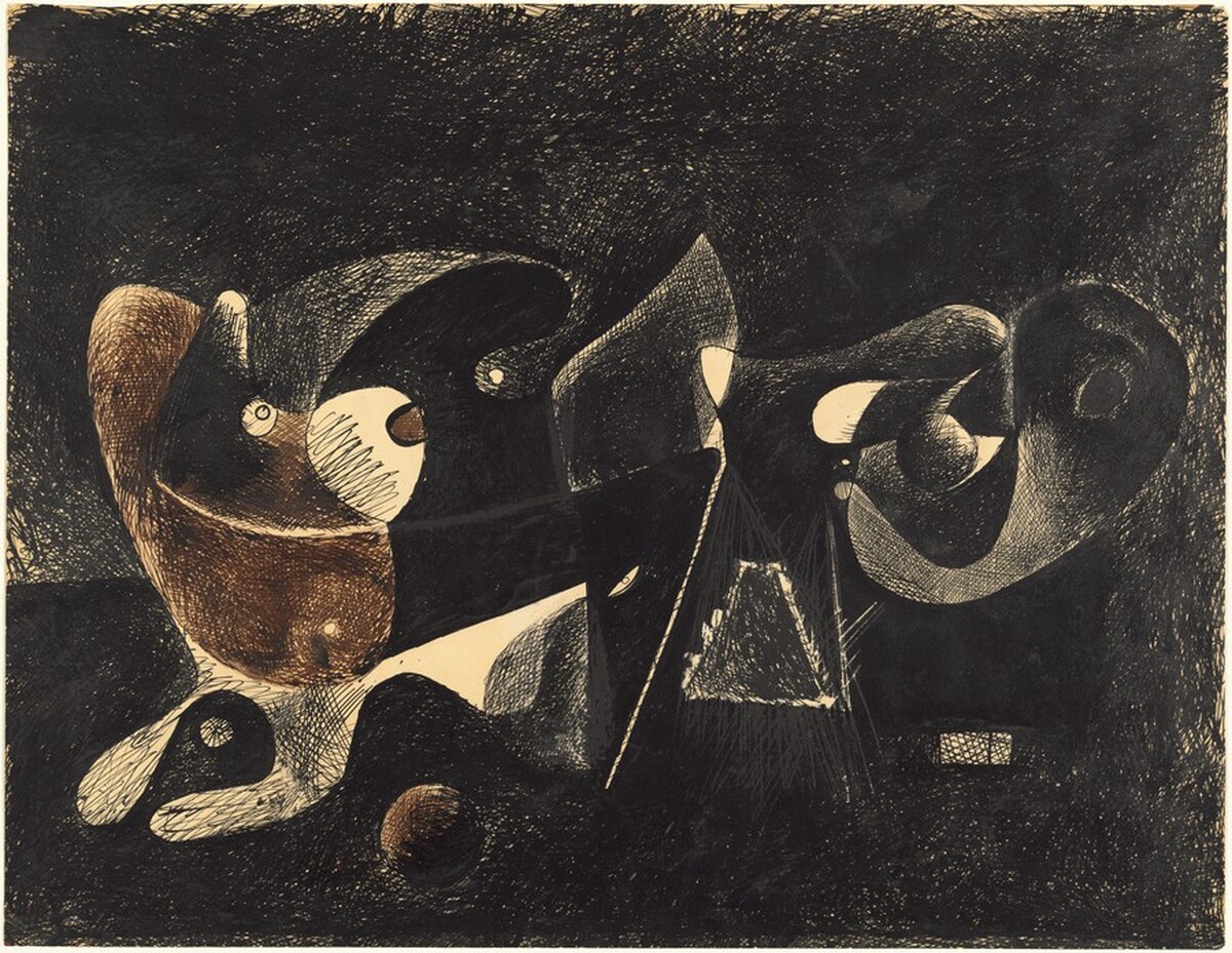 Nighttime, Enigma, and Nostalgia by Arshile Gorky