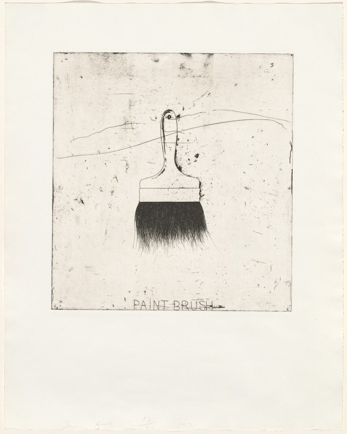 Paintbrush by Jim Dine