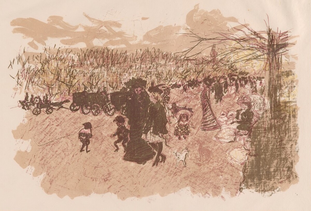 Avenue du Bois by Pierre Bonnard, Ambroise Vollard (publisher)