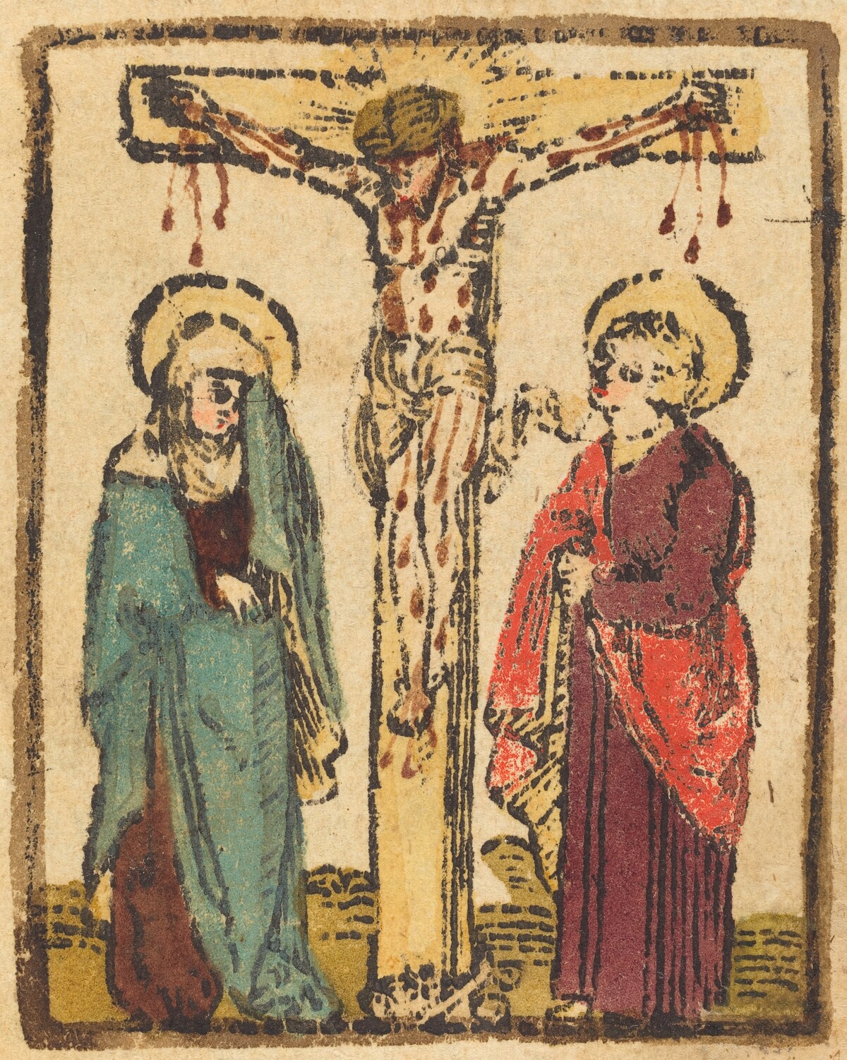Christ on the Cross by German 15th Century