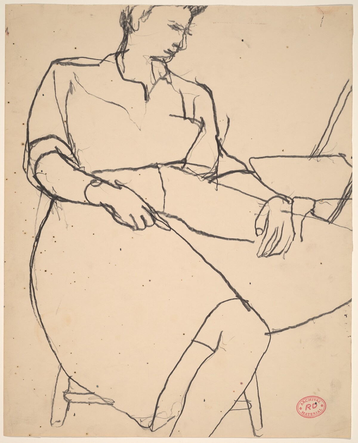 Untitled [seated woman] by Richard Diebenkorn