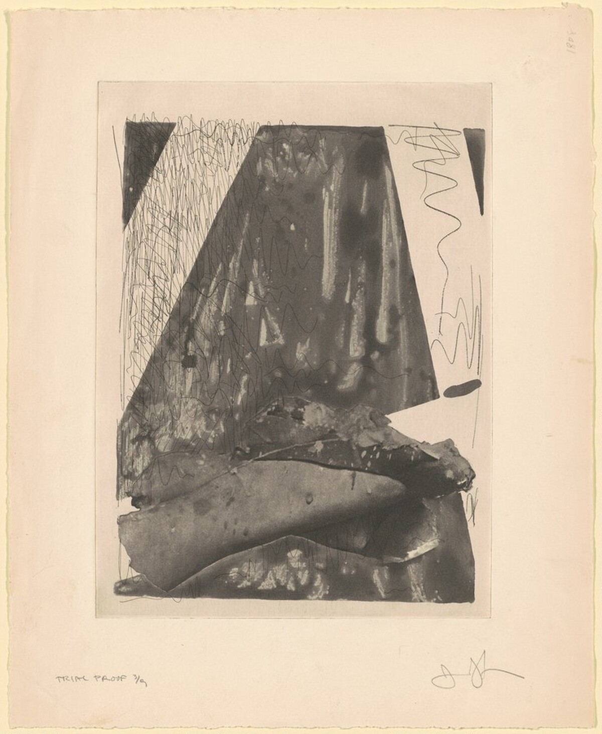 Feet (b) [trial proof 3] by Jasper Johns