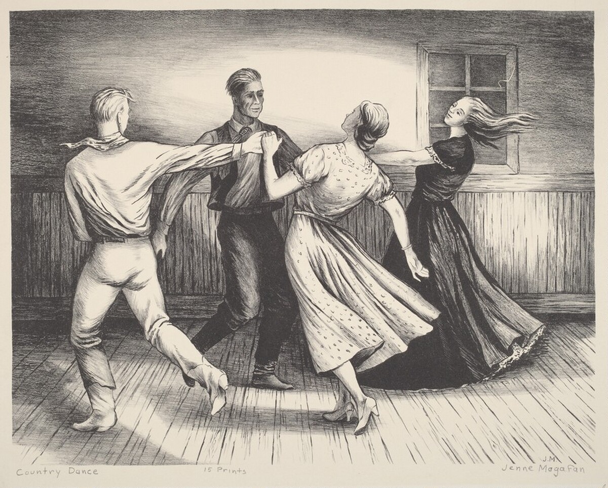 Country Dance by Jenne Magafan