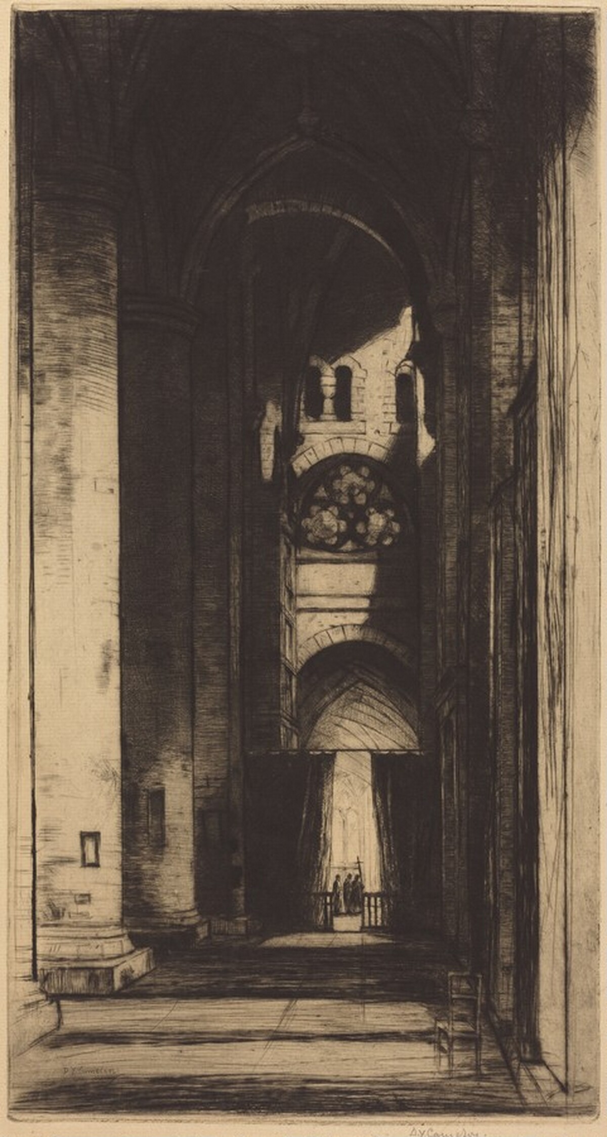 Tewkesbury Abbey by David Young Cameron
