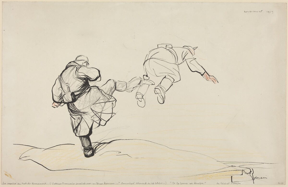 The Taking of Fort Douaumont by Jean-Louis Forain