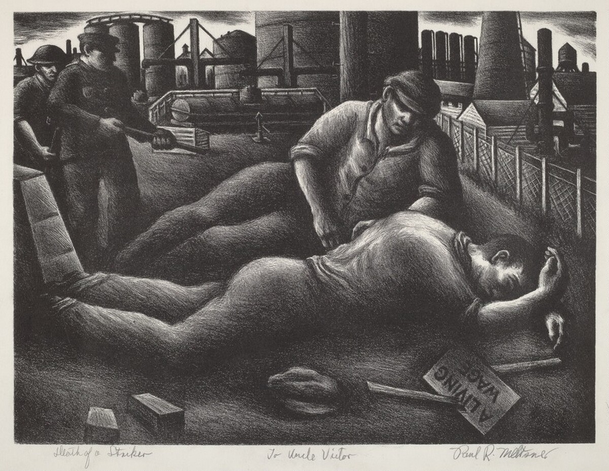 Death of Striker by Paul Raphael Meltsner