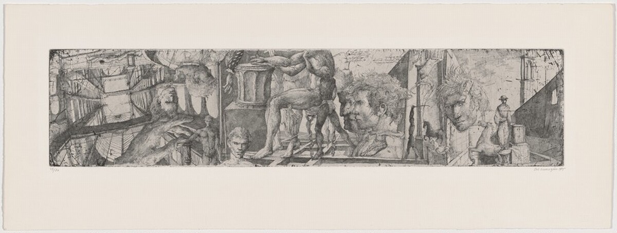 Hommage à G. De S.-A by Erik Desmazières