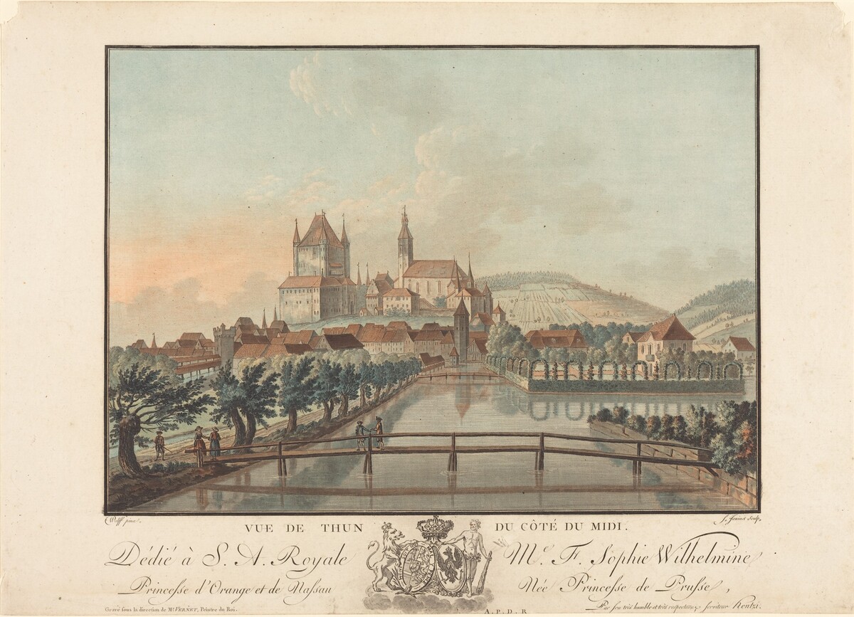 Vue de Thun du Cote du Midi by Jean-François Janinet