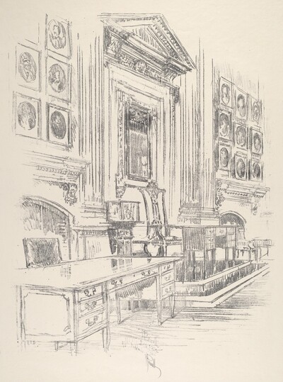 Table and Chair, Signers' Room, Independence Hall