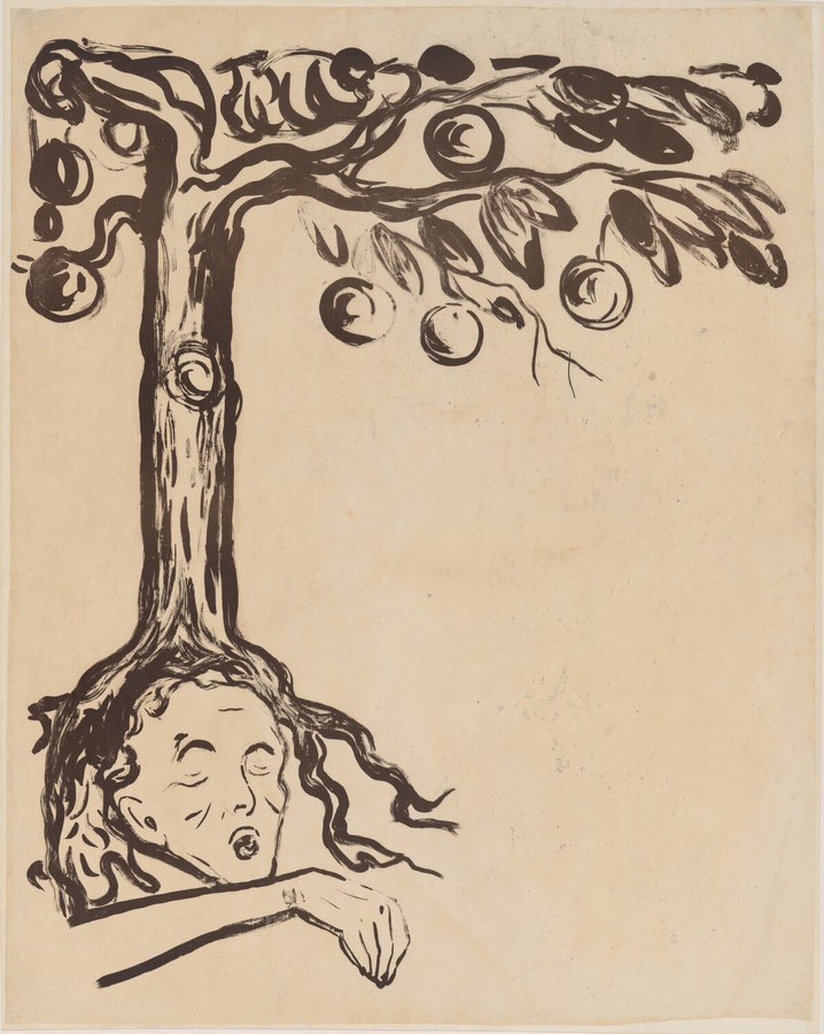Metabolism (exhibition poster) by Edvard Munch