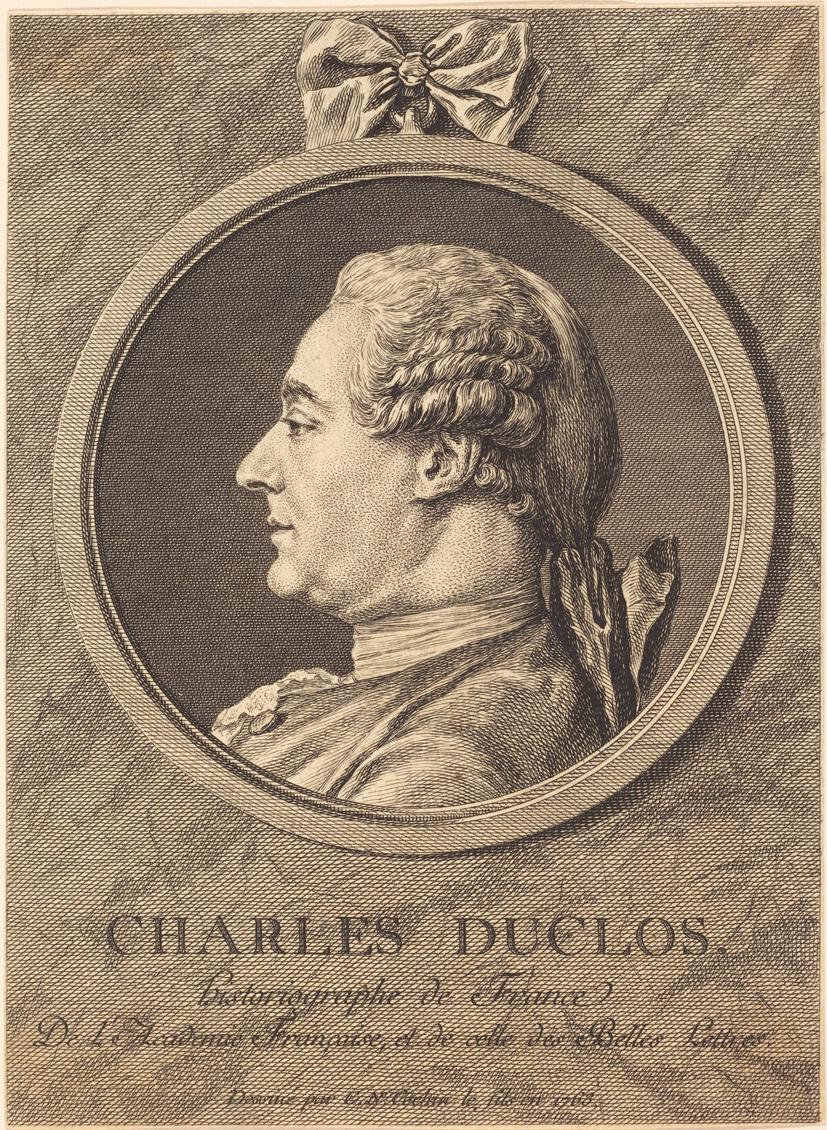Charles Duclos by Charles-Nicolas Cochin II