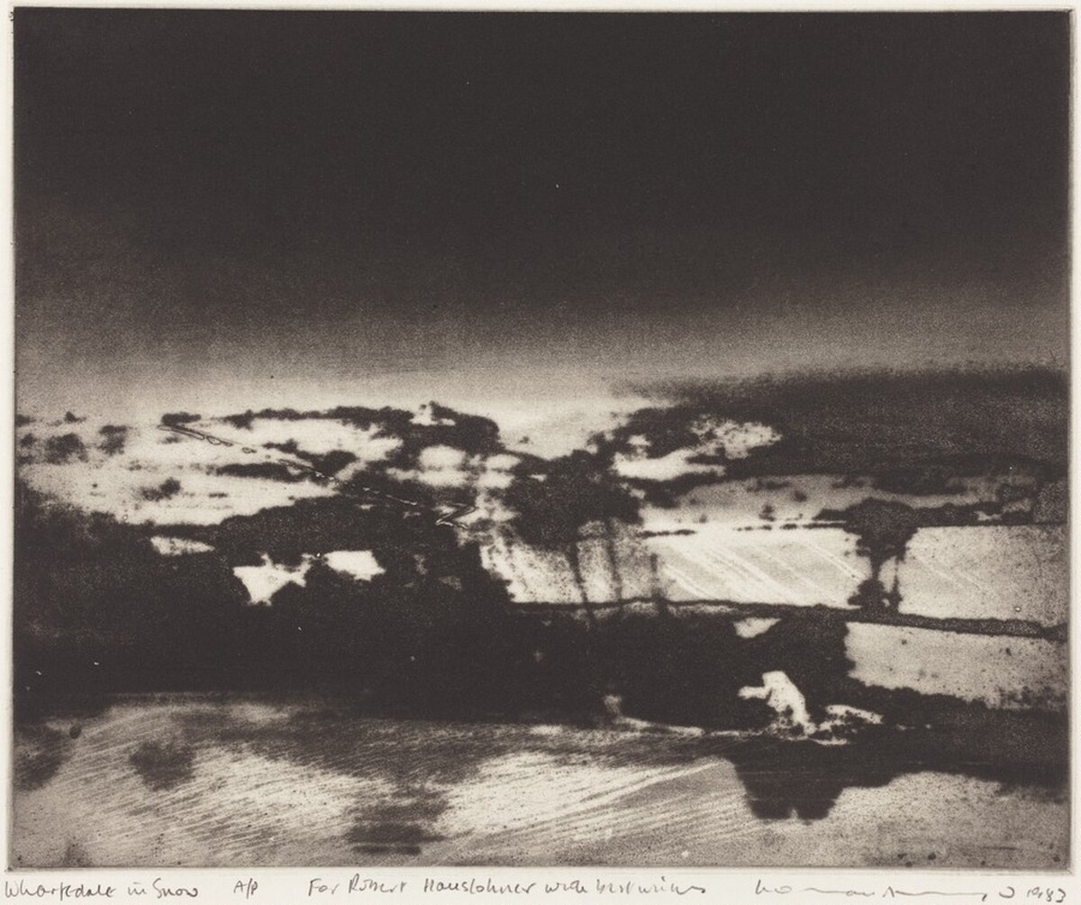Wharfdale in Snow by Norman Ackroyd