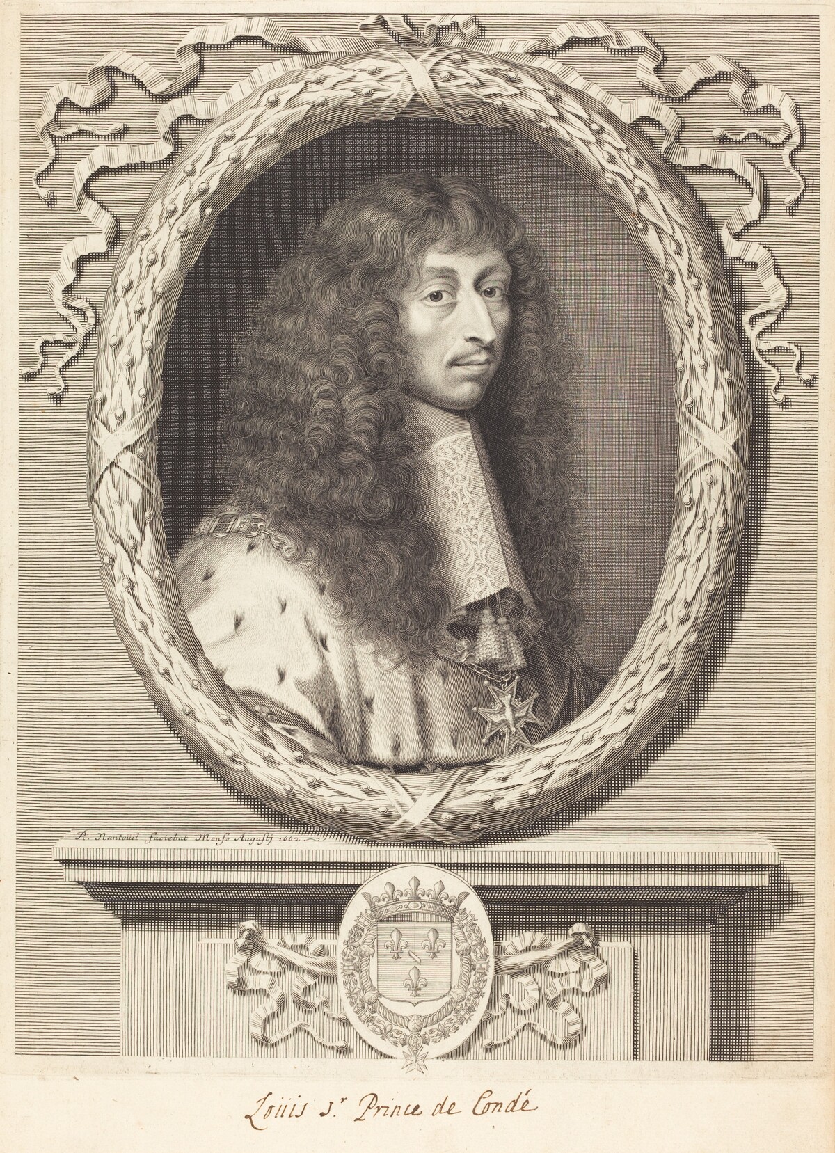Louis II, Prince de Conde by Robert Nanteuil