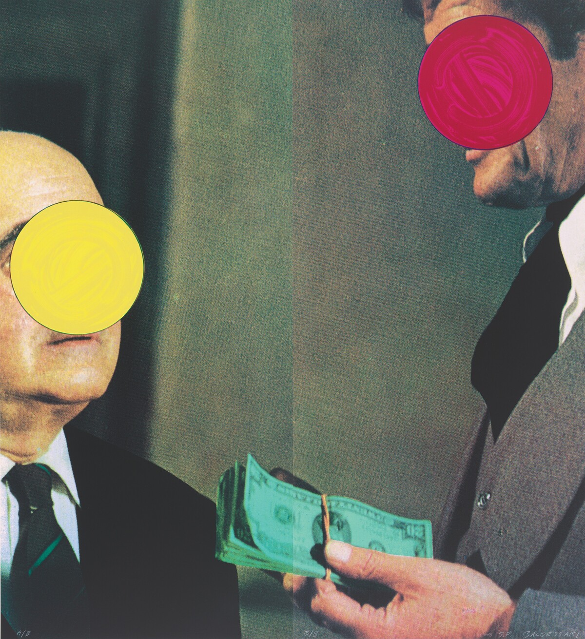 Money (with Space Between) [special proof] by John Baldessari