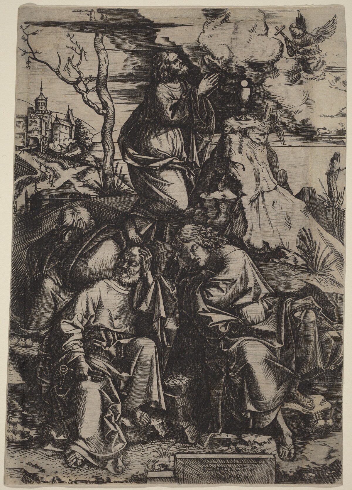 The Agony in the Garden by Benedetto Montagna