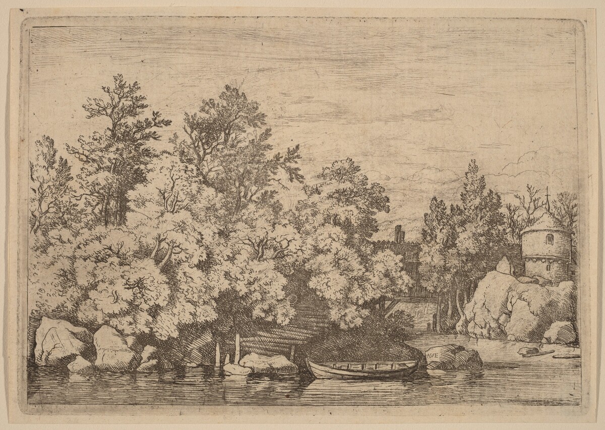 The Cudgel Dam and Covered Bridge by Allart van Everdingen