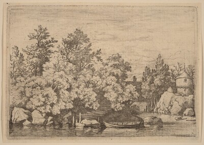 The Cudgel Dam and Covered Bridge