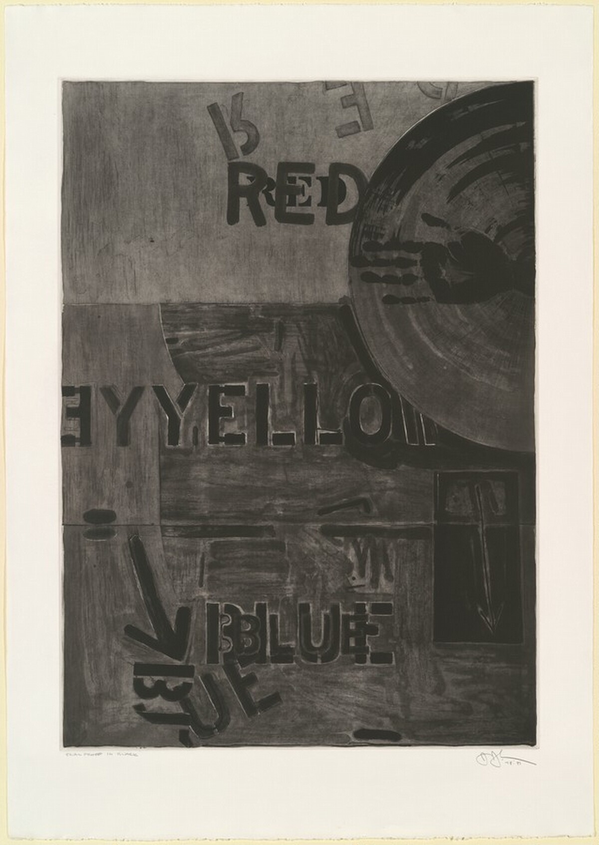Periscope [trial proof] by Jasper Johns