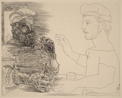 Two Catalonian Drinkers (Deux buveurs catalans)
