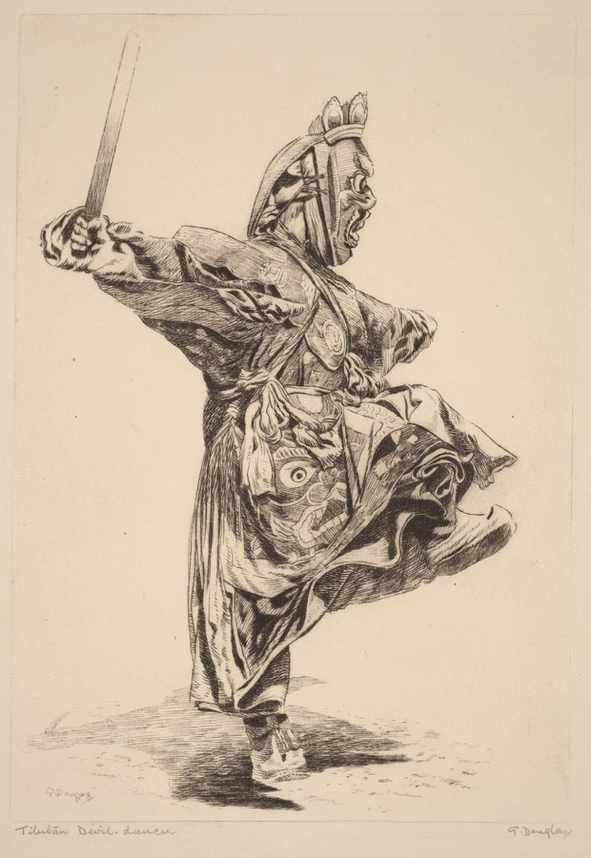 Tibetan Devil-Dancer by G. Douglas