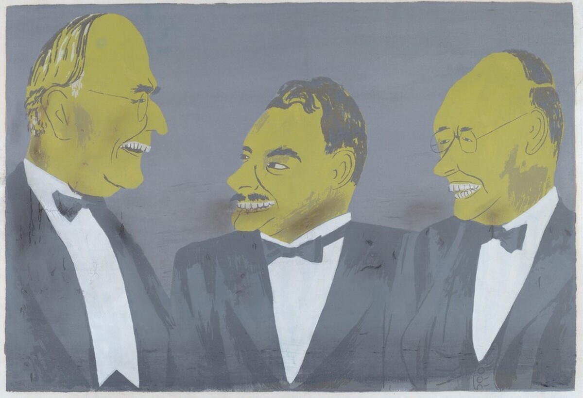 Vandenberg, Dewey, and Taft by Ben Shahn