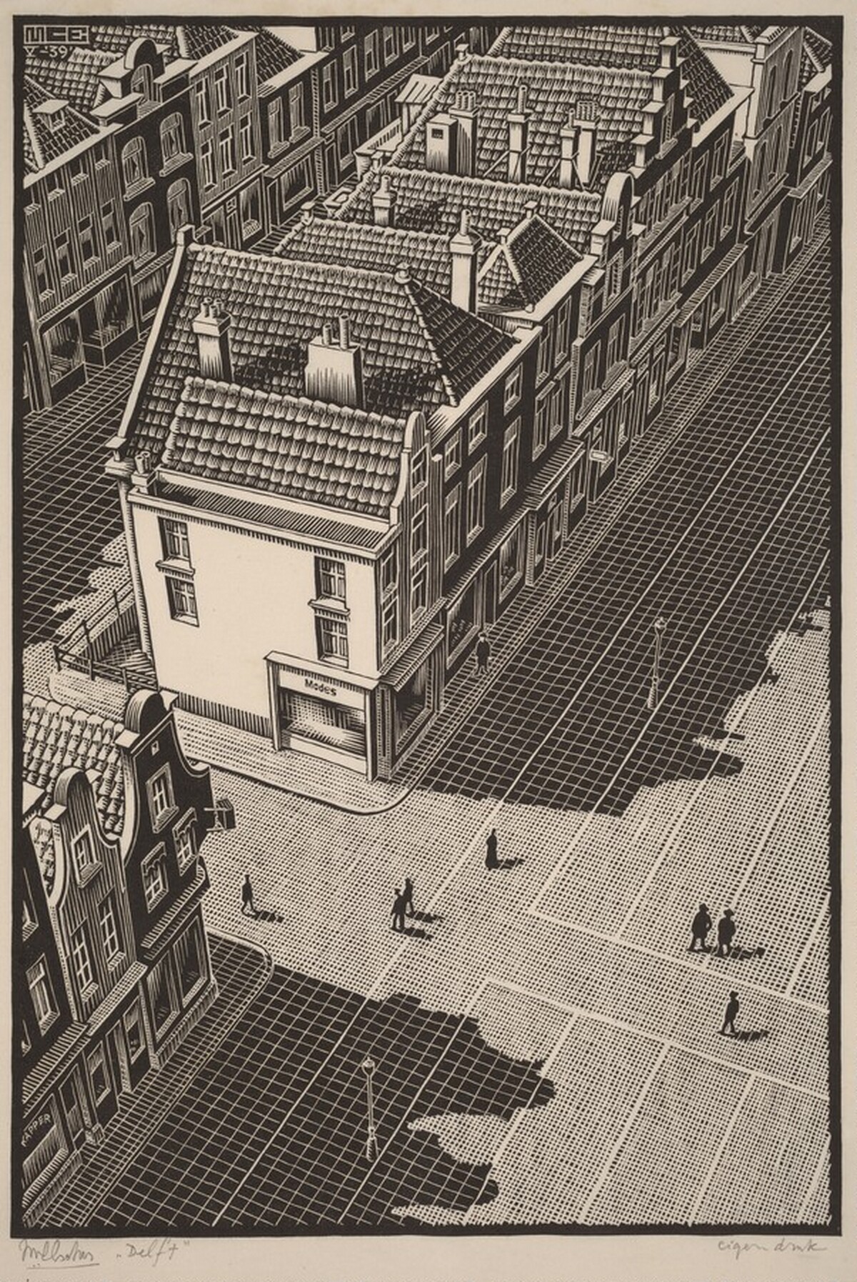Grote Markt by M.C. Escher