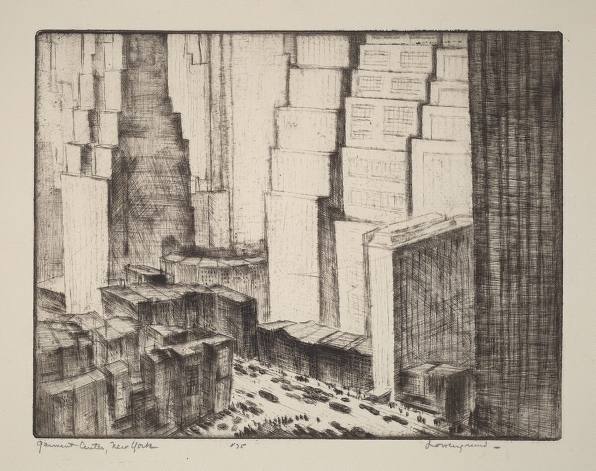 Garment Center, New York by Margaret Lowengrund