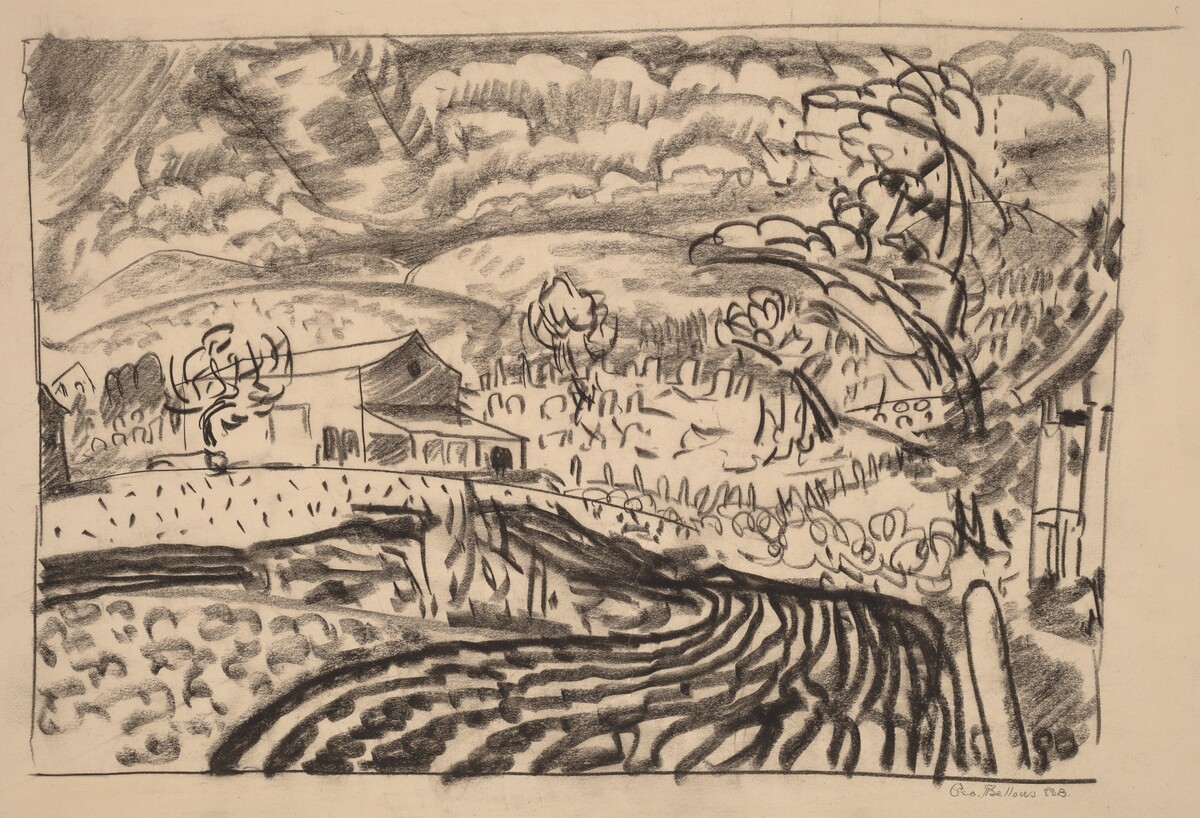 Woodstock Road, Woodstock, New York by George Bellows