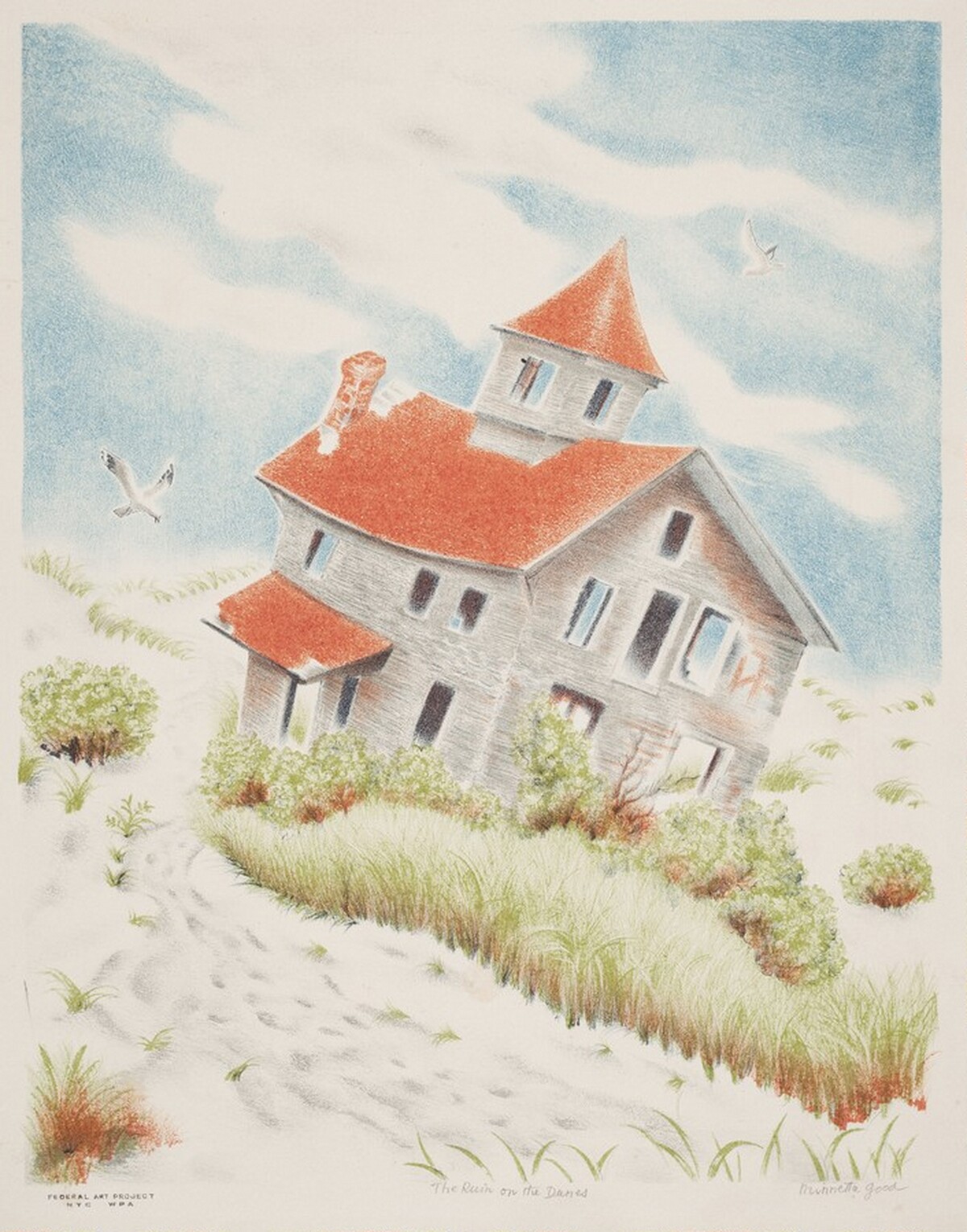 The Ruins on the Dunes by Minnetta Good