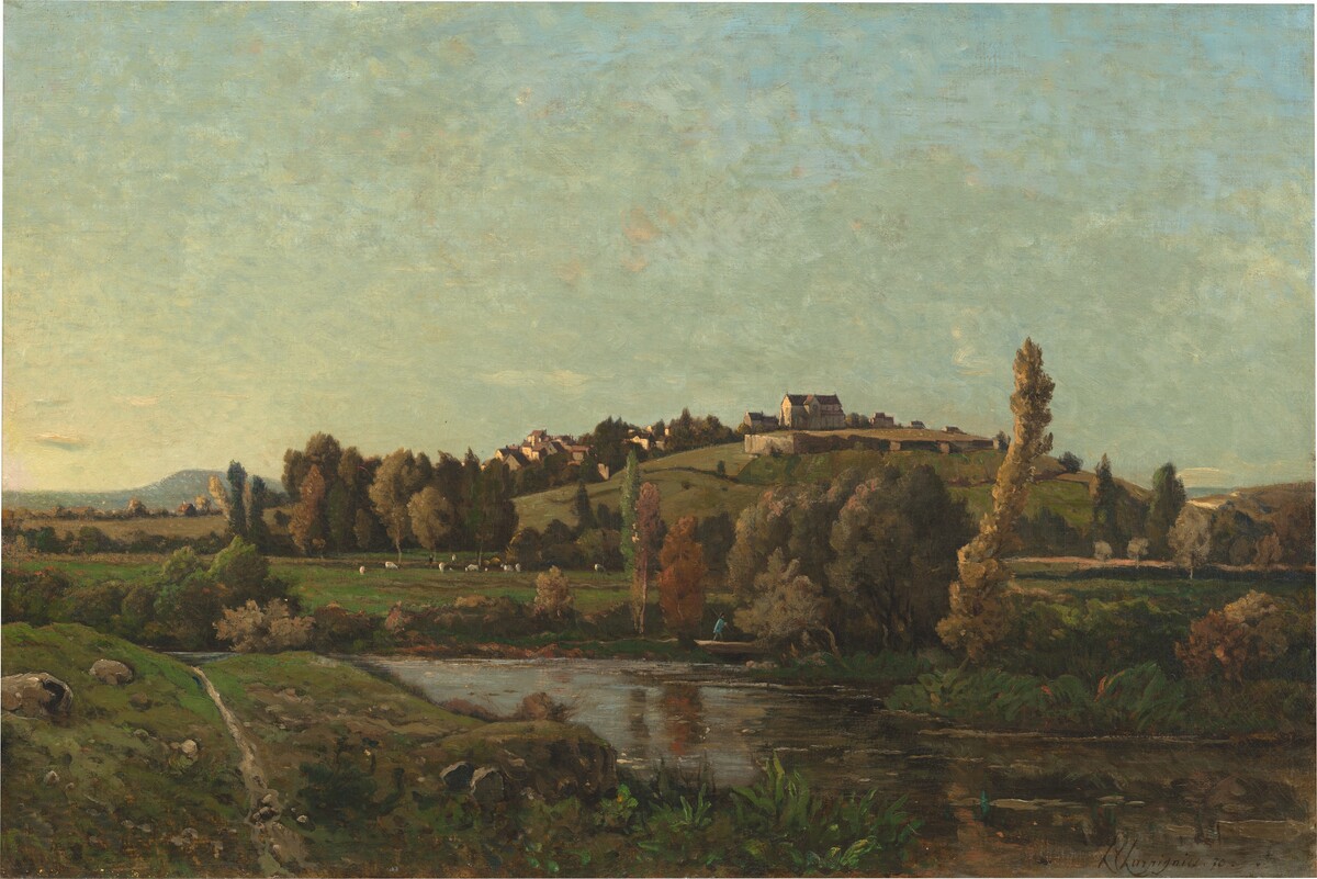 Landscape in Auvergne by Henri-Joseph Harpignies